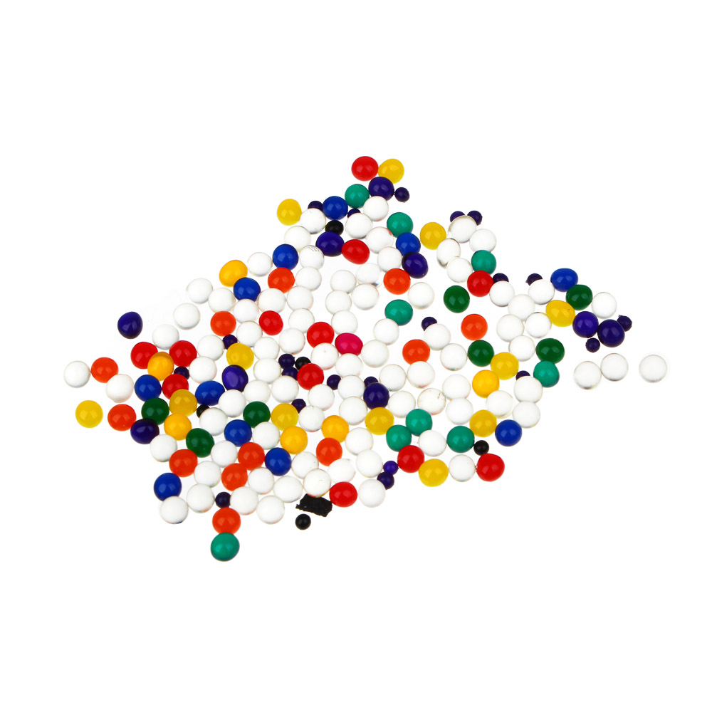 INBLOOM Гидрогель для домашних растений и декора "Шарики", полимерный материал, 6 цветов, арт.№ 173-216