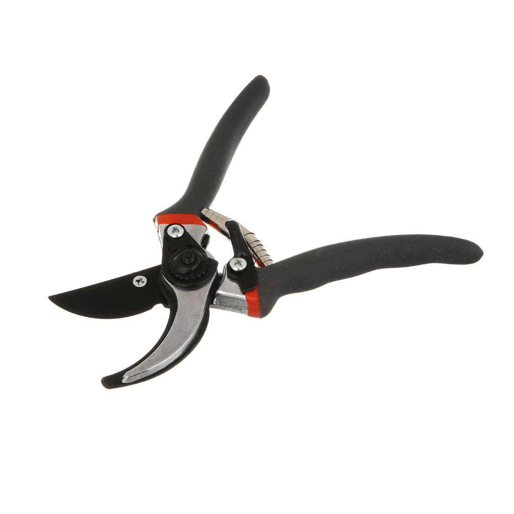 Секатор плоскостной тм INBLOOM 20,5см, марганцевая сталь 65М, блокиратор, возвратная пружина, арт.№ 186-041