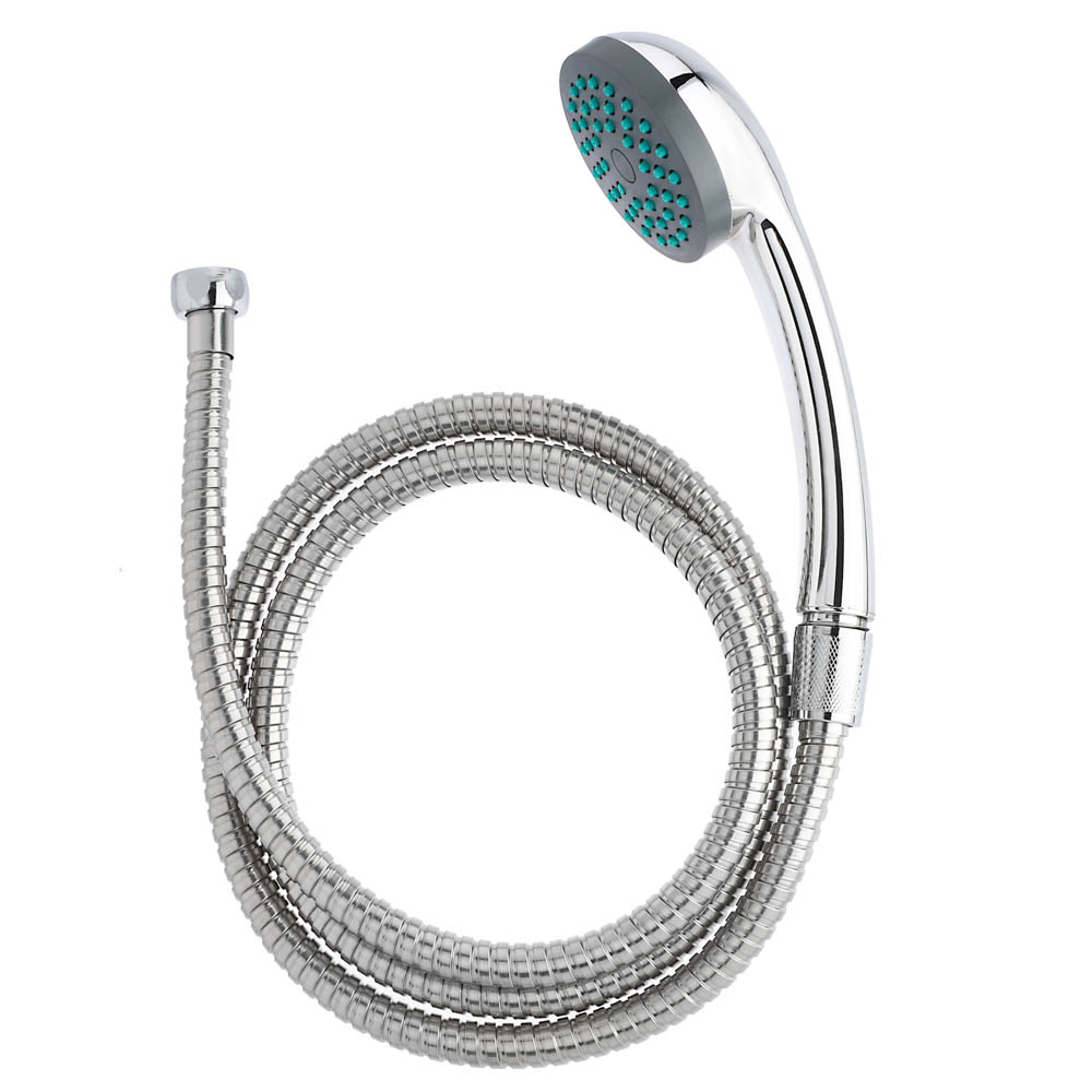 Набор для душа, лейка 65мм, 1 режим, шланг 150см, арт.№ 546-048