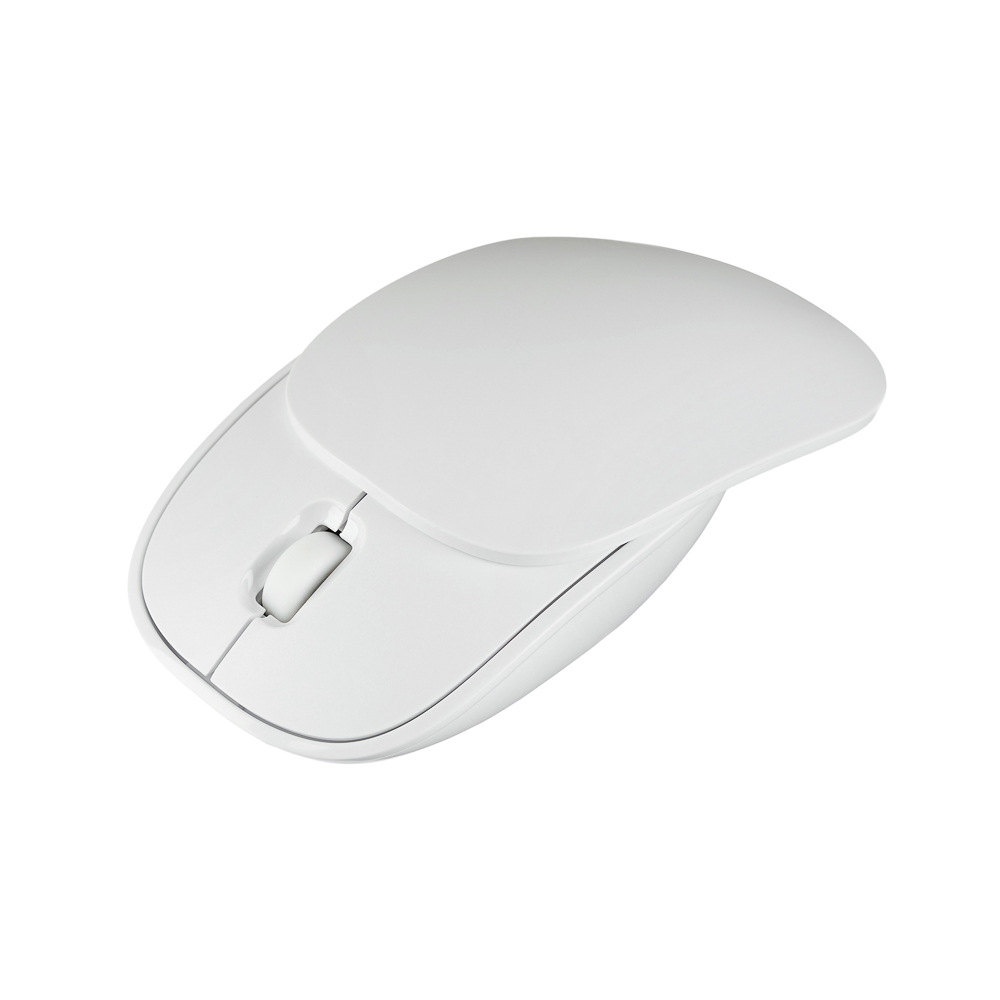 Компьютерная мышь беспроводная FORZA, 1000/1400/1800 DPI, 2.4GHz, 1xAAA, слайдер, белая, арт.№ 405-093