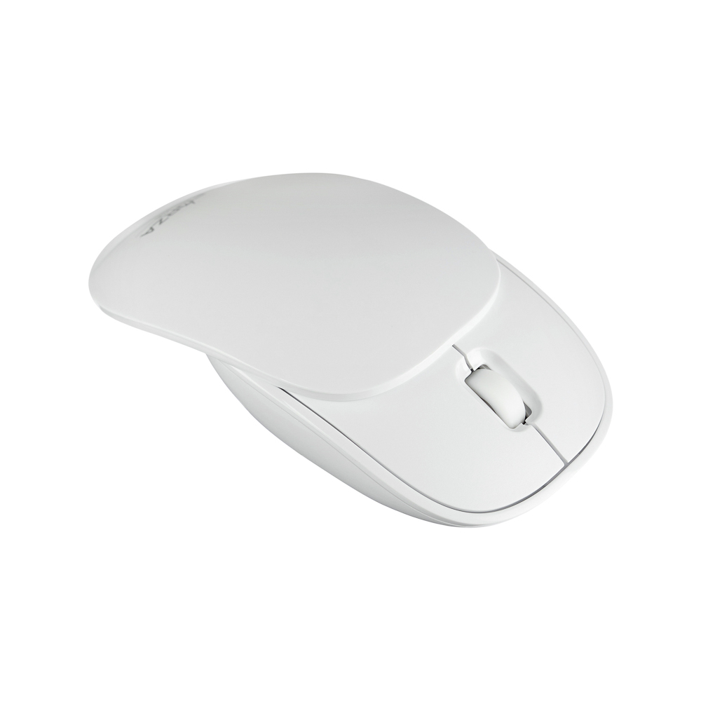 Компьютерная мышь беспроводная FORZA, 1000/1400/1800 DPI, 2.4GHz, 1xAAA, слайдер, белая, арт.№ 405-093