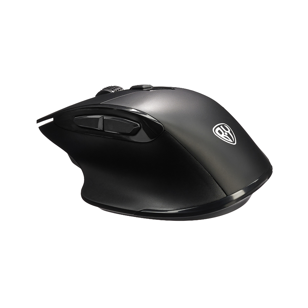 Компьютерная мышь беспроводная BY, 800-1600DPI, 6D 2.4GHz, 1xAA,"copy-paste", чёрная, арт.№ 405-096