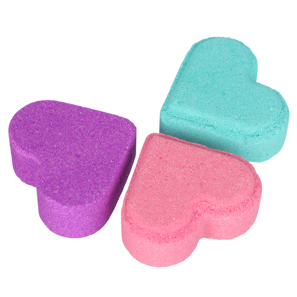 BY Русские Супергерои Средство для ванны Сердце бурлящее, в ассортименте, 110г, арт.№ 953-059