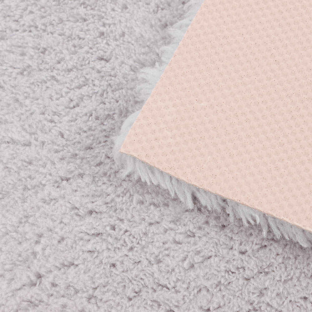 Коврик плюшевый 40х60 серый 02, арт.№ 462-842