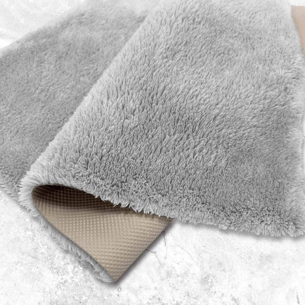 Коврик плюшевый 40х60 серый 02, арт.№ 462-842