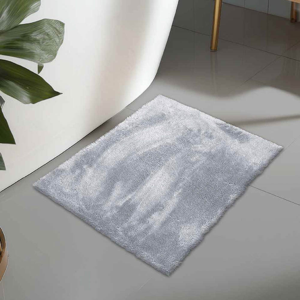 Коврик плюшевый 40х60 серый 02, арт.№ 462-842