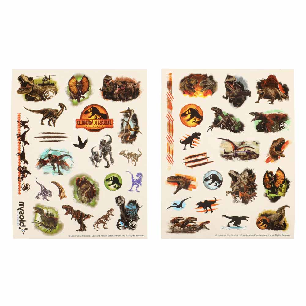 НД ПЛЭЙ Наклейки-татуировки, бумага, 11,8х19см, 2 листа, 4 дизайна, арт.№ 831-018