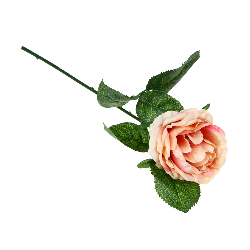 LADECOR Цветок искусственный в виде розы пионовидной, 30 см, пластик, 6 цветов, арт.№ 409-082