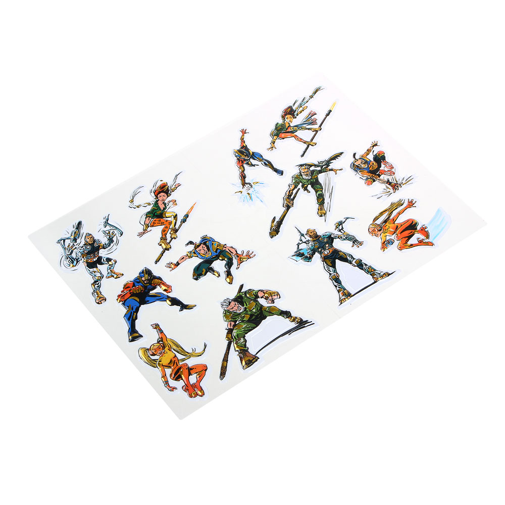 BY Наклейка декоративная с фольгированным слоем, объемная, 26х15,5см, бумага, ПВХ, 2 дизайна, арт.№ 503-560