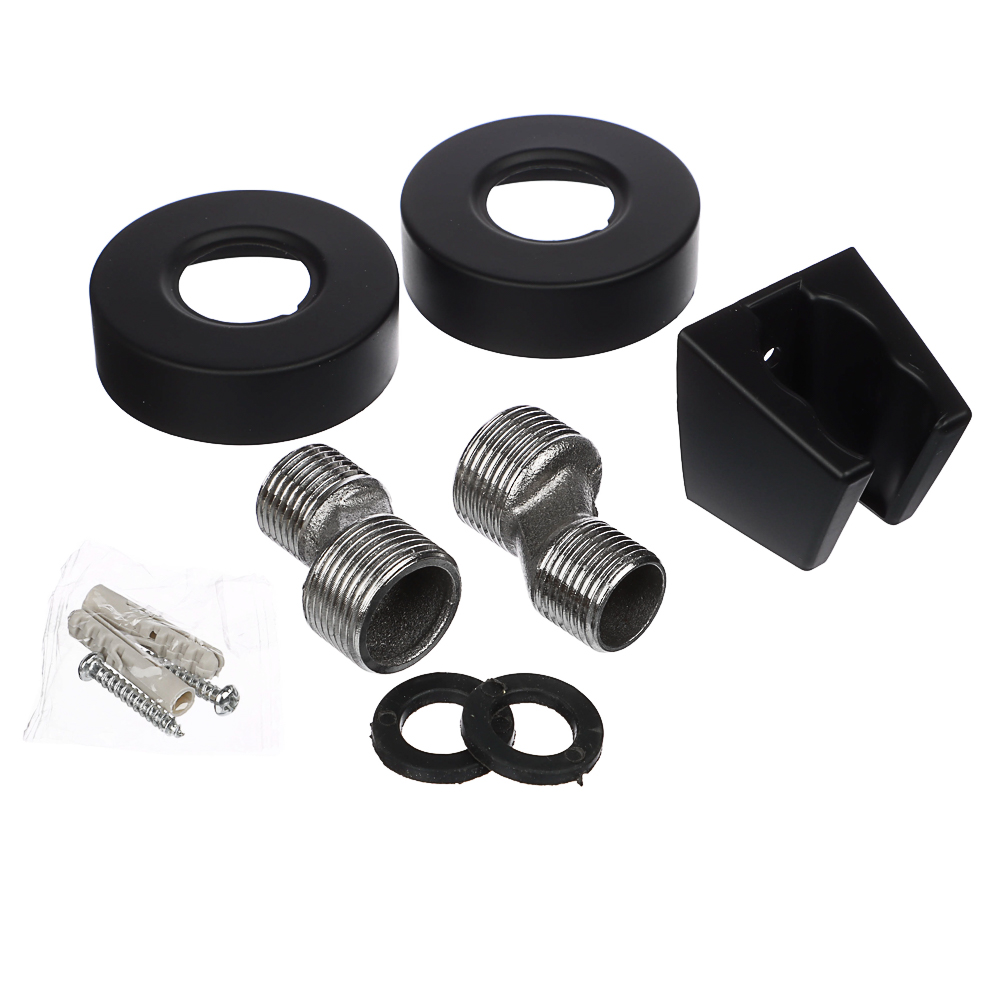 СоюзКран Смеситель для ванны с душем, короткий излив, керам. картридж 35мм, черный, цинк, SK07-M137, арт.№ 567-136