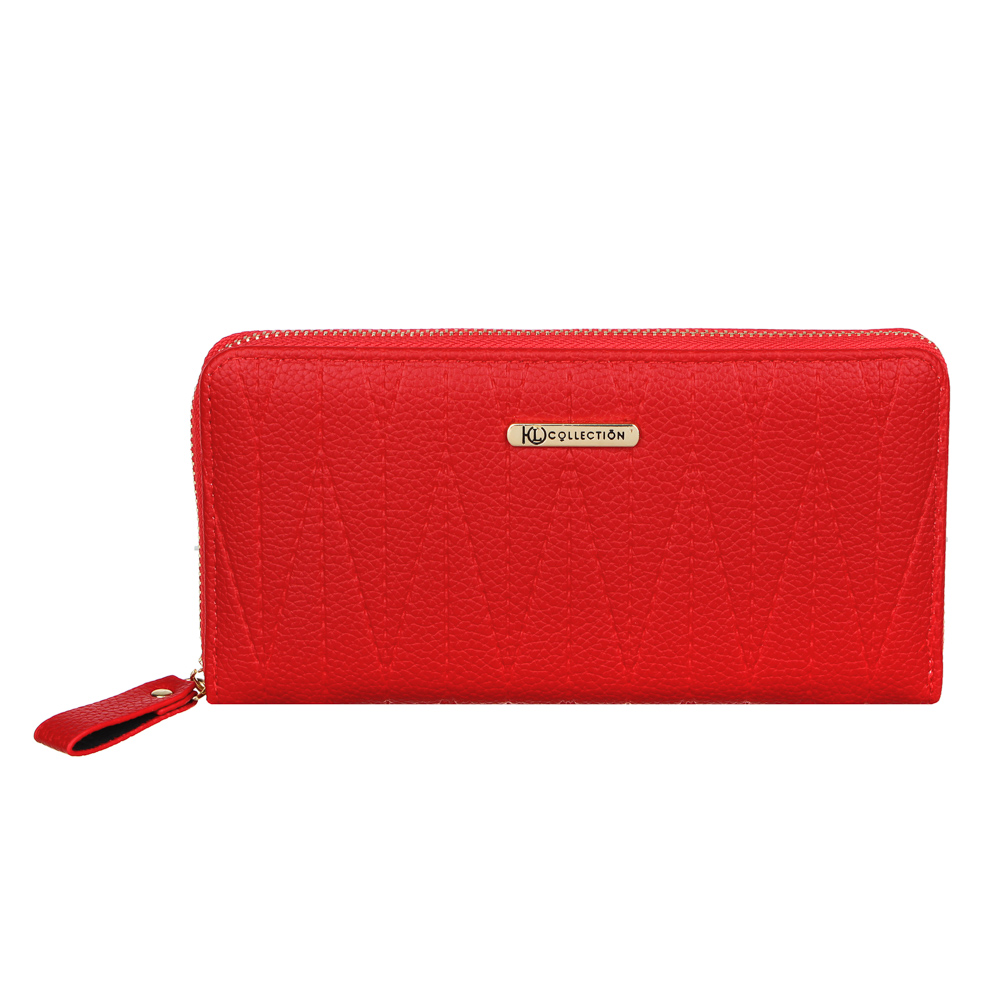 ЮL Кошелек женский, с отделениями для купюр, карт и монет, ПУ,19,5х10,5см, 2-4 дизайна, арт.№ 350-059