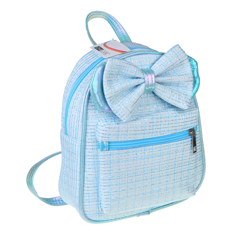 ЮL Рюкзак детский, ПУ, полиэстер, ПВХ, 23х20х7см, 4 цвета, 23-13, арт.№ 337-028