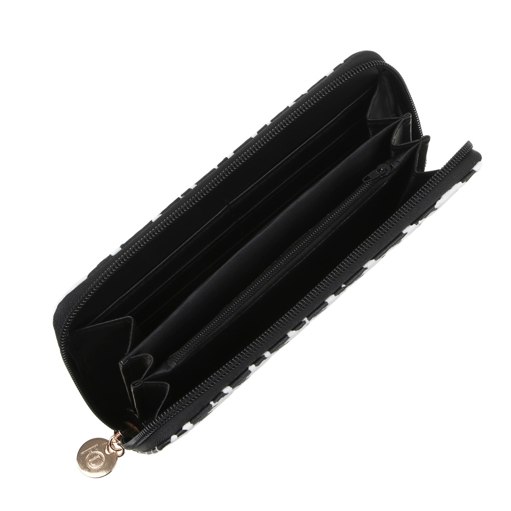 ЮL Кошелек с отд. для карт, купюр, монет, ПУ, 19,5х10см, 2 цвета, КЖ23-15, арт.№ 303-967