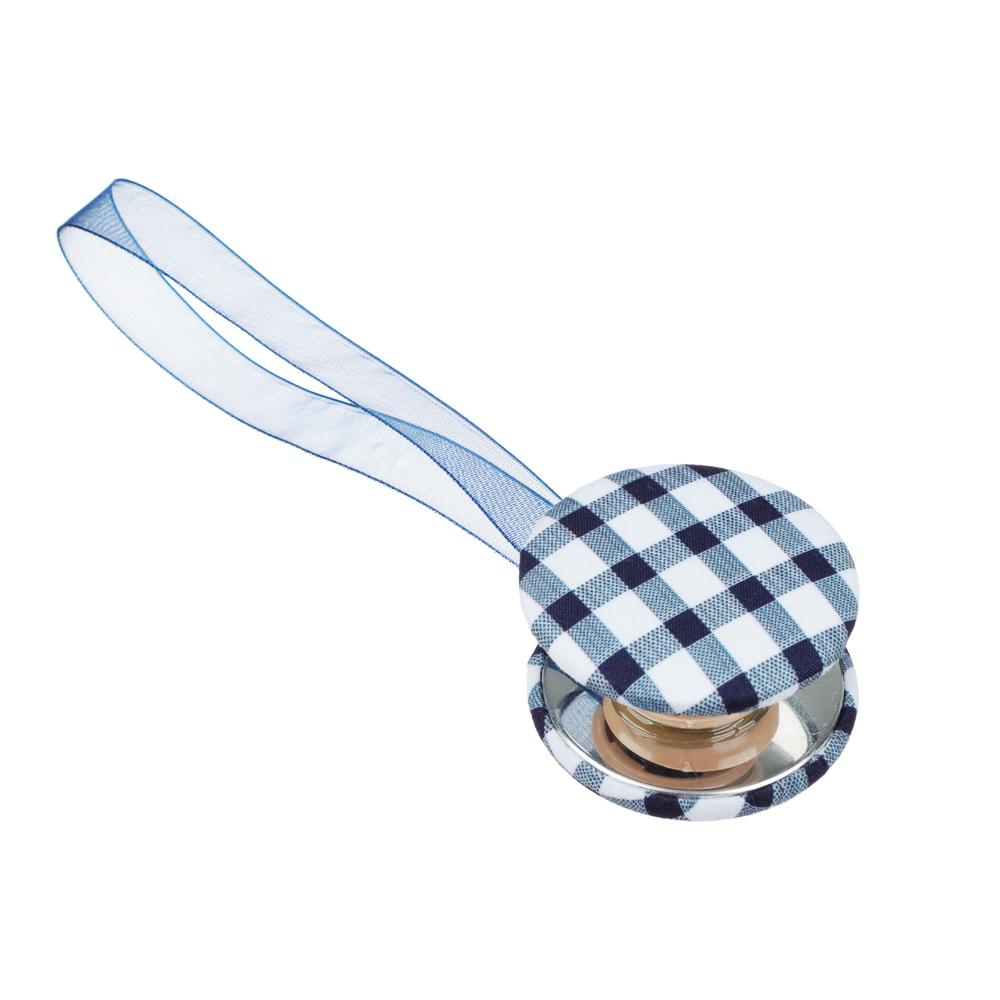 PROVANCE Подхват для штор магнитный 2-сторонний, "Клетка", 30см, d5см, 4 цвета, арт.№ 491-445