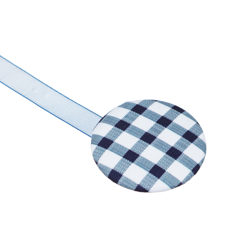 PROVANCE Подхват для штор магнитный 2-сторонний, "Клетка", 30см, d5см, 4 цвета, арт.№ 491-445