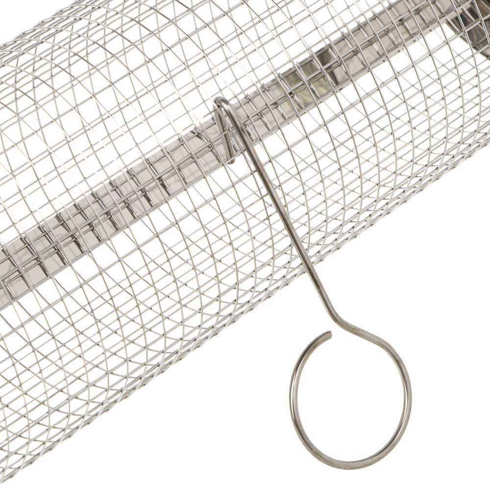 Решетка-гриль для овощей тм GRILLBOOM, цилиндр, с мелкой сеткой 250гр, 30х9,5см, арт.№ 104-054