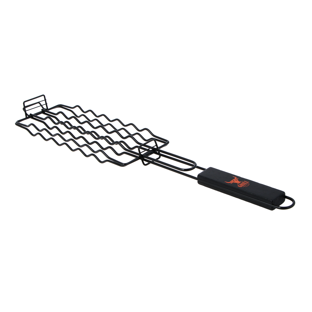 Решетка-гриль для сосисок тм GRILLBOOM, с антипригарным покрытием, 250гр, 49х9х4см, арт.№ 104-055