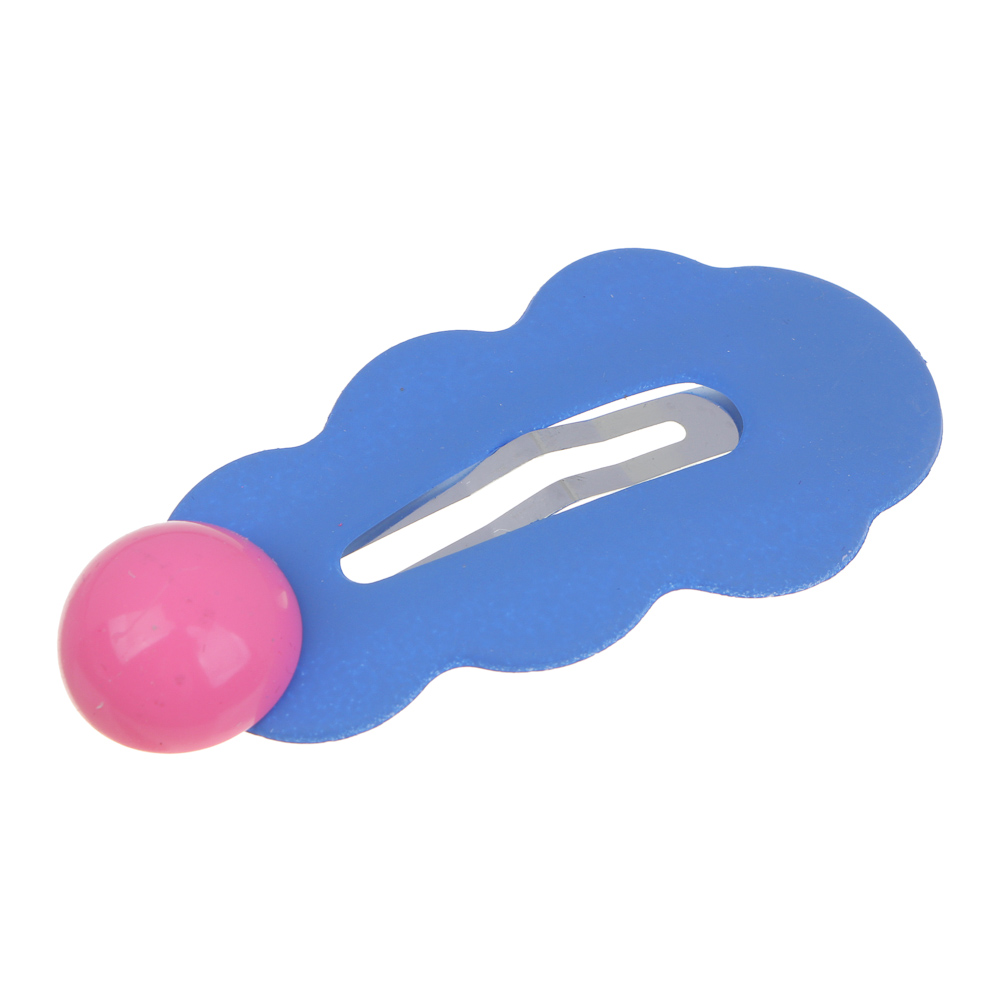 ЮНИLOOK Зажим для волос 2 шт, 7 см, металл, пластик, арт.5, арт.№ 321-434