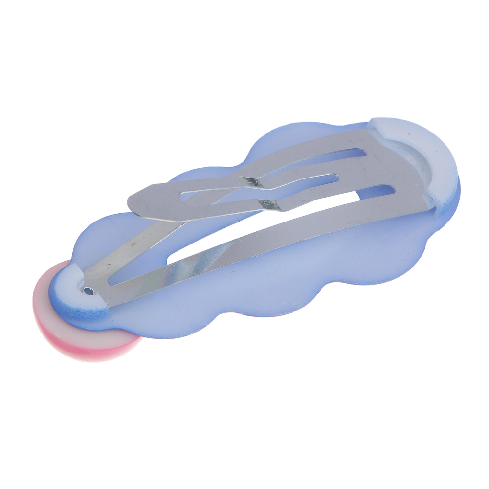 ЮНИLOOK Зажим для волос 2 шт, 7 см, металл, пластик, арт.5, арт.№ 321-434