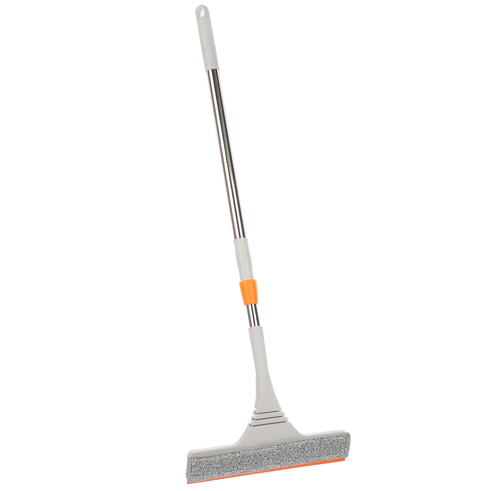 Окномойка тм VETTA, телескоп. ручка 75-116см, водосгон 28х6см, полипропилен, нерж.сталь, микрофибра, арт.№ 444-418