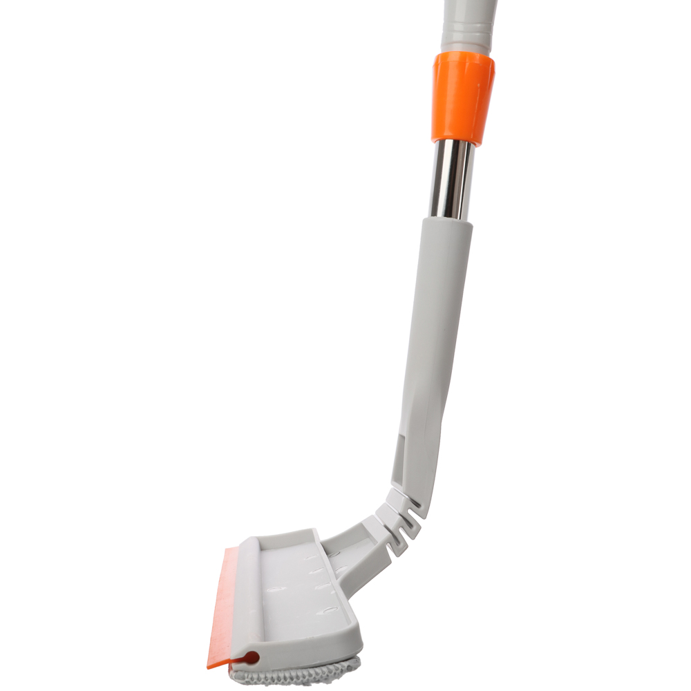 Окномойка тм VETTA, телескоп. ручка 75-116см, водосгон 28х6см, полипропилен, нерж.сталь, микрофибра, арт.№ 444-418