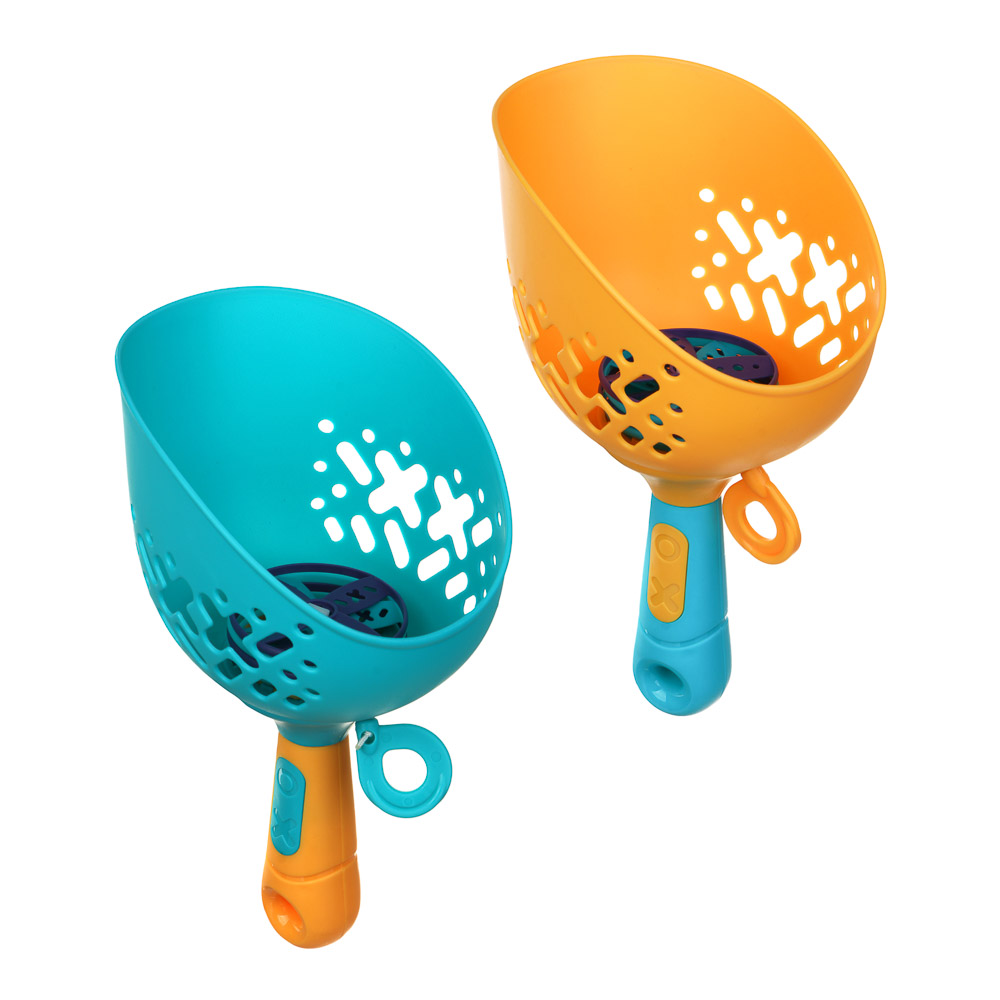 SILAPRO Набор для запуска дисков (ракетка 24x16x12см-1шт, диски 6.5см-4шт), PP, арт.№ 134-022