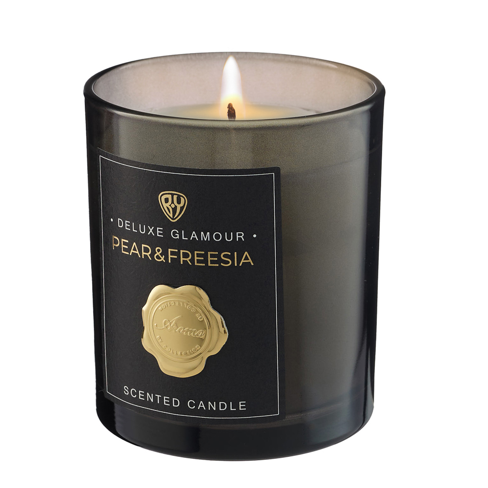 BY Свеча ароматизированная Deluxe Glamour, 200гр., Pear&Freesia, арт.№ 412-230