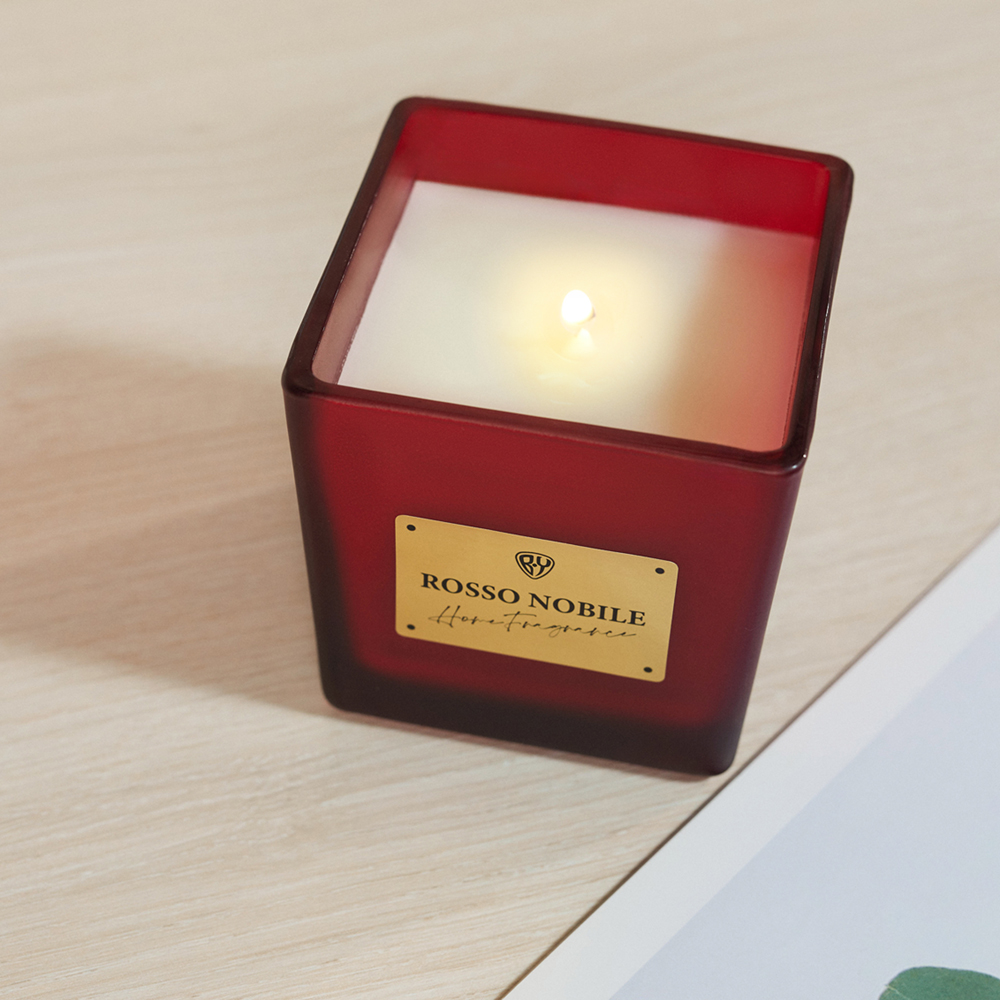 BY Свеча ароматизированная Deluxe Nobile, 200 гр. Rosso Nobile, арт.№ 412-234