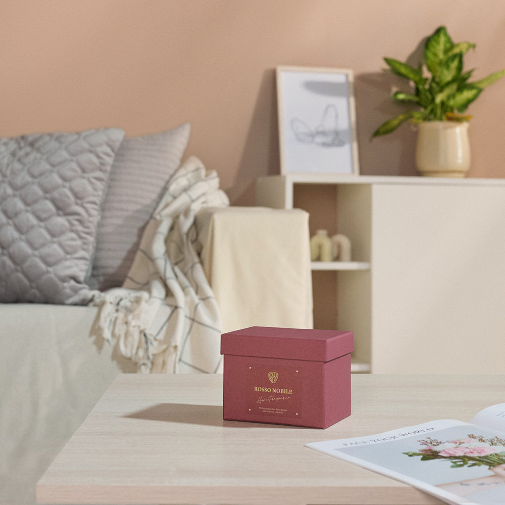 BY Свеча ароматизированная Deluxe Nobile, 200 гр. Rosso Nobile, арт.№ 412-234