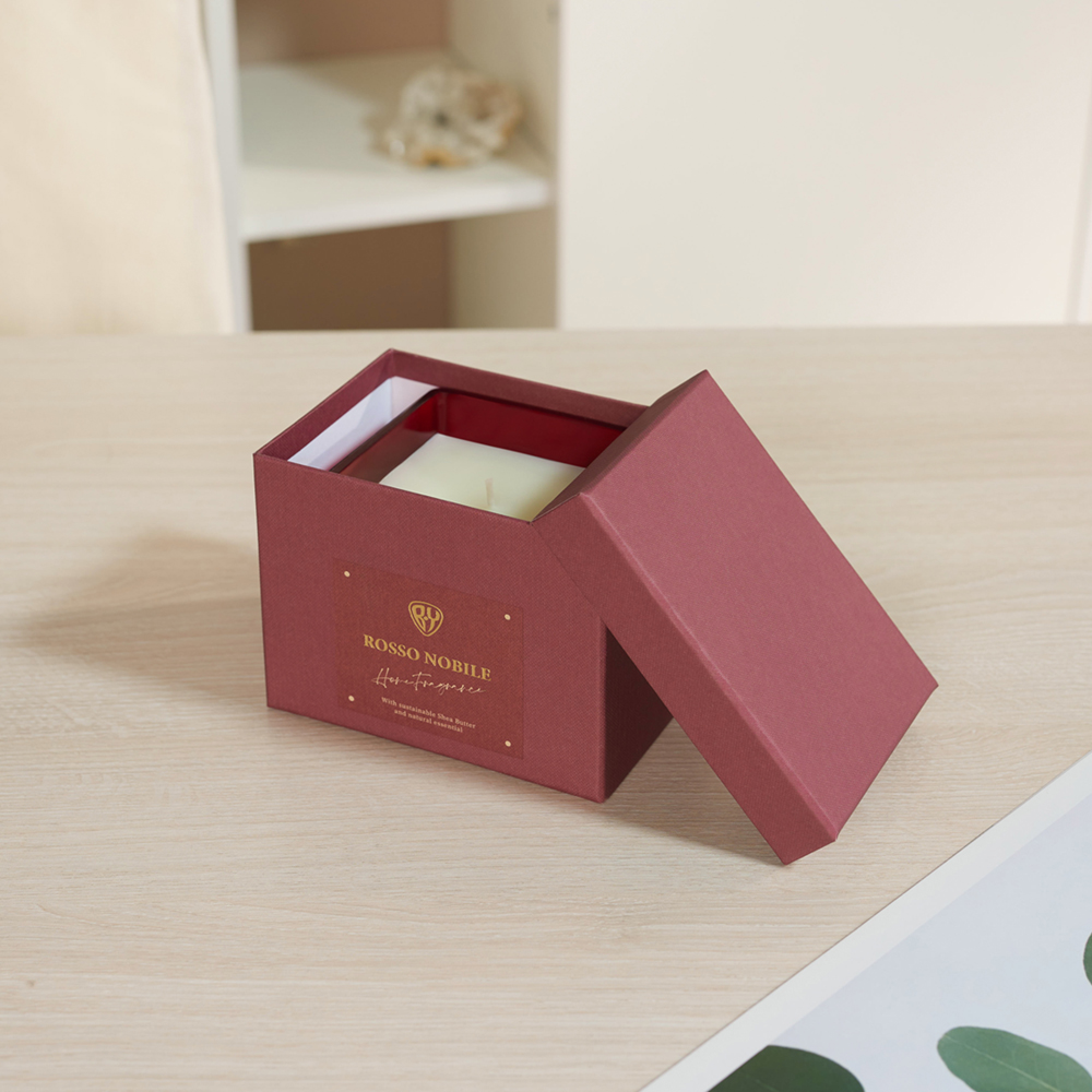 BY Свеча ароматизированная Deluxe Nobile, 200 гр. Rosso Nobile, арт.№ 412-234