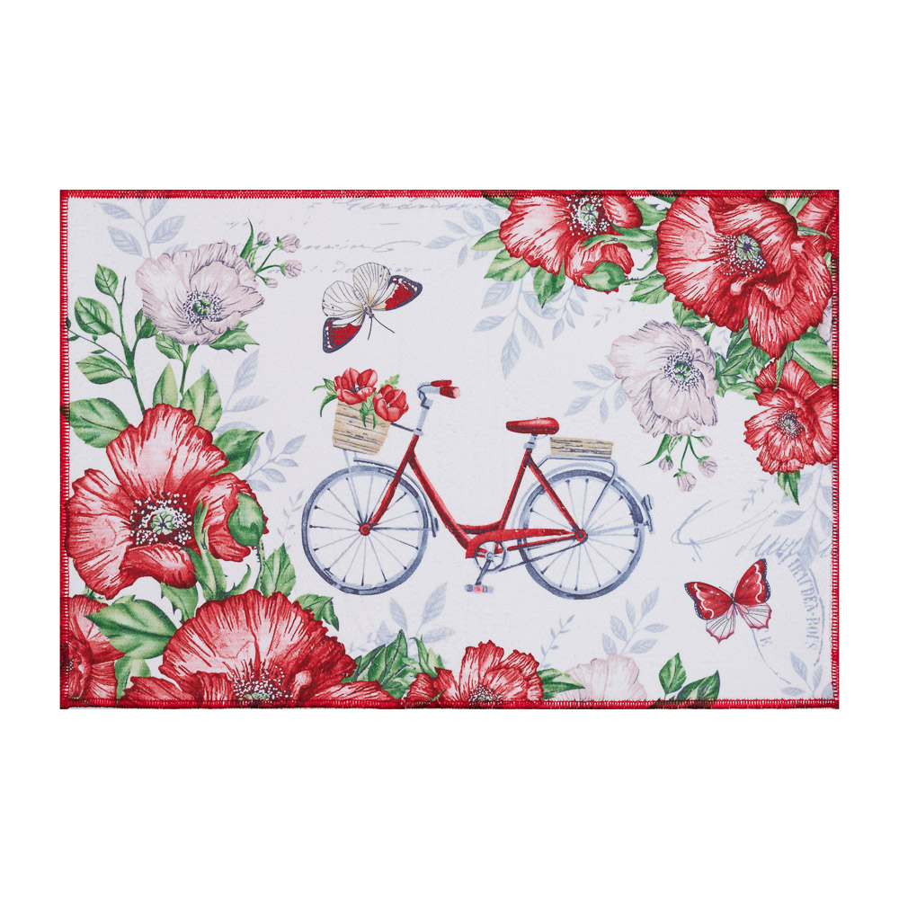 PROVANCE Маковое поле Коврик для сушки посуды, 30х45см, 100% полиэстер, арт.№ 488-090