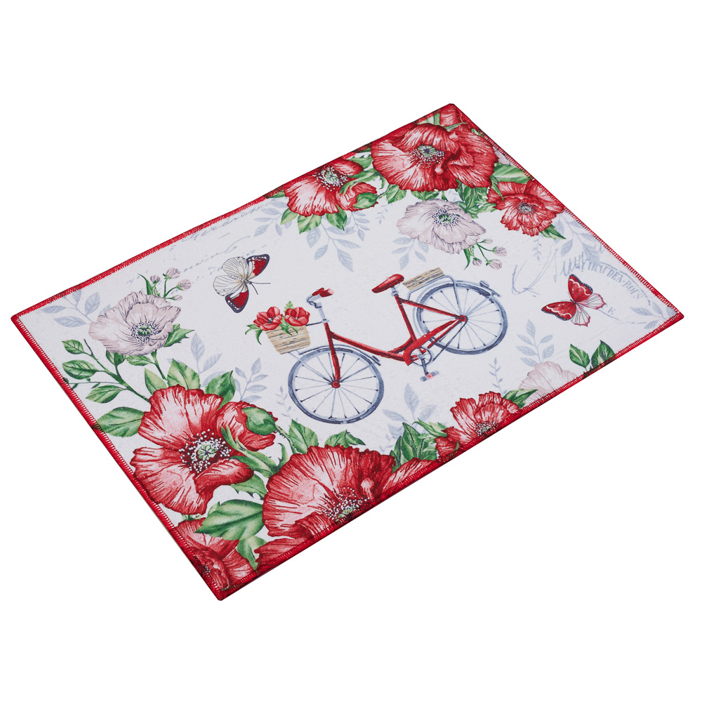 PROVANCE Маковое поле Коврик для сушки посуды, 30х45см, 100% полиэстер, арт.№ 488-090