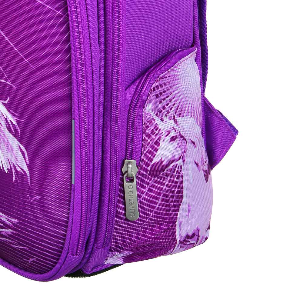 МЭДЖИК ХОРС Рюкзак шк.жесткий 38х28х15см, 2 отд.,2карм.,эргон.спинка, лямки рег.по росту, ПЭ, брелок, арт.№ 254-451