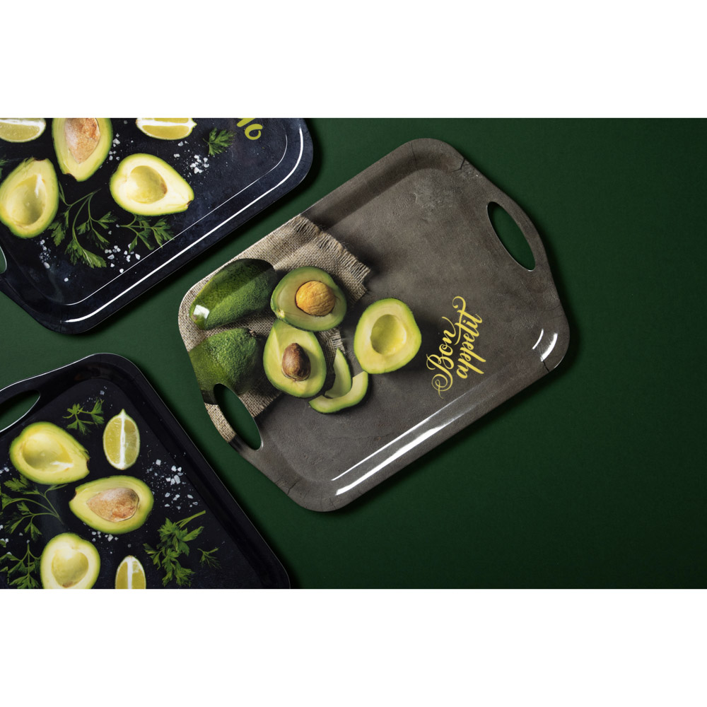 VETTA Авокадо Поднос, пластик, 36х26х1,5см, 2 дизайна, арт.№ 862-416