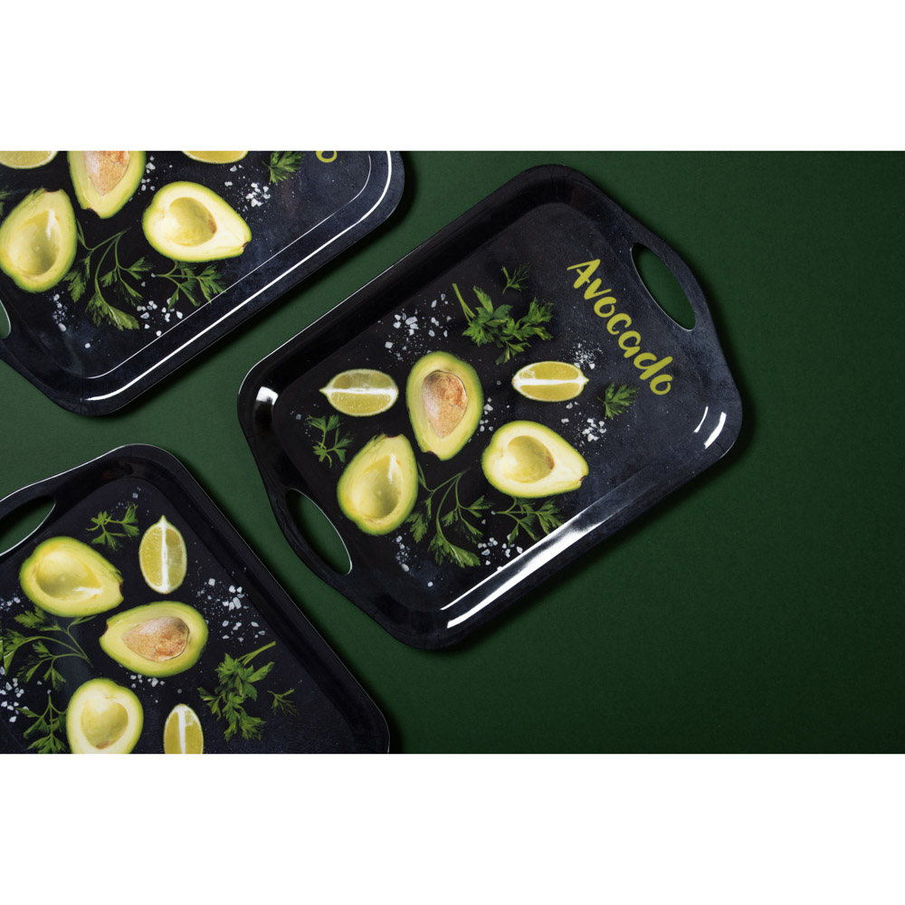 VETTA Авокадо Поднос, пластик, 36х26х1,5см, 2 дизайна, арт.№ 862-416