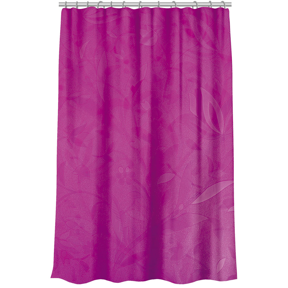 VETTA Шторка для ванной, ЭВА, 80 г/м2, 180x180см, 12 колец, с рисунком цветов, 2 дизайна, арт.№ 461-504