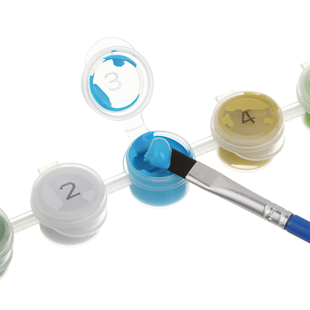 ХОББИХИТ Картина по номерам, комплект (основа, акриловые краски, кисть), 20х30см, арт.№ 281-154