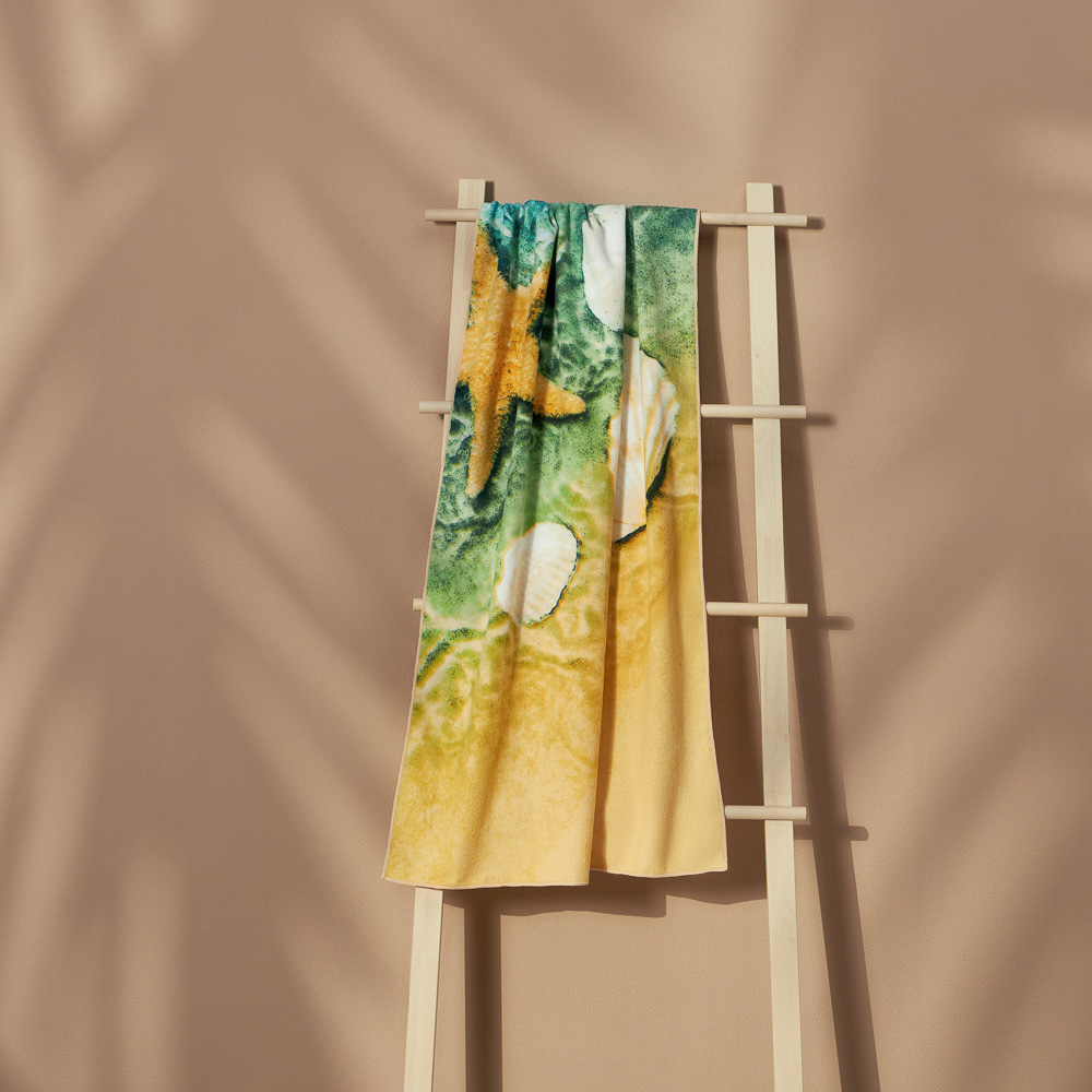 PROVANCE Саммер Полотенце пляжное 70х140см, 100% полиэстер, ракушки, арт.№ 496-042