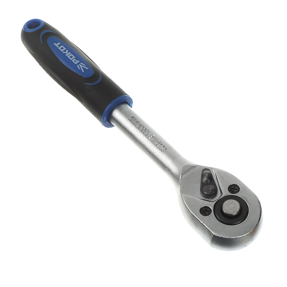 РОКОТ Набор профессионального инструмента, 12 предметов, 1/4" (головки и трещотка), арт.№ 689-010