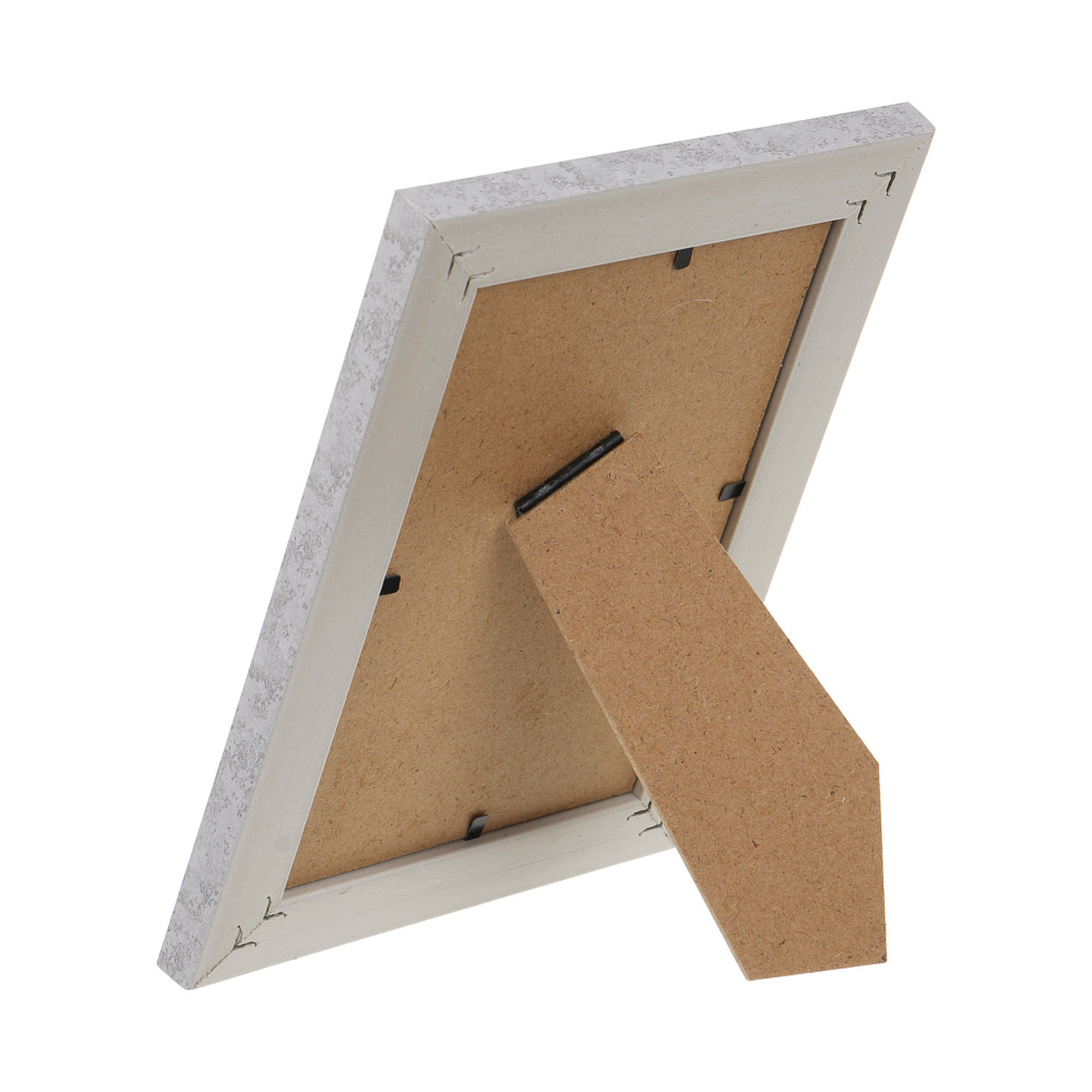 Фоторамка, 10х15 см, пластик, стекло, арт.23-58, 3 цвета, арт.№ 520-821