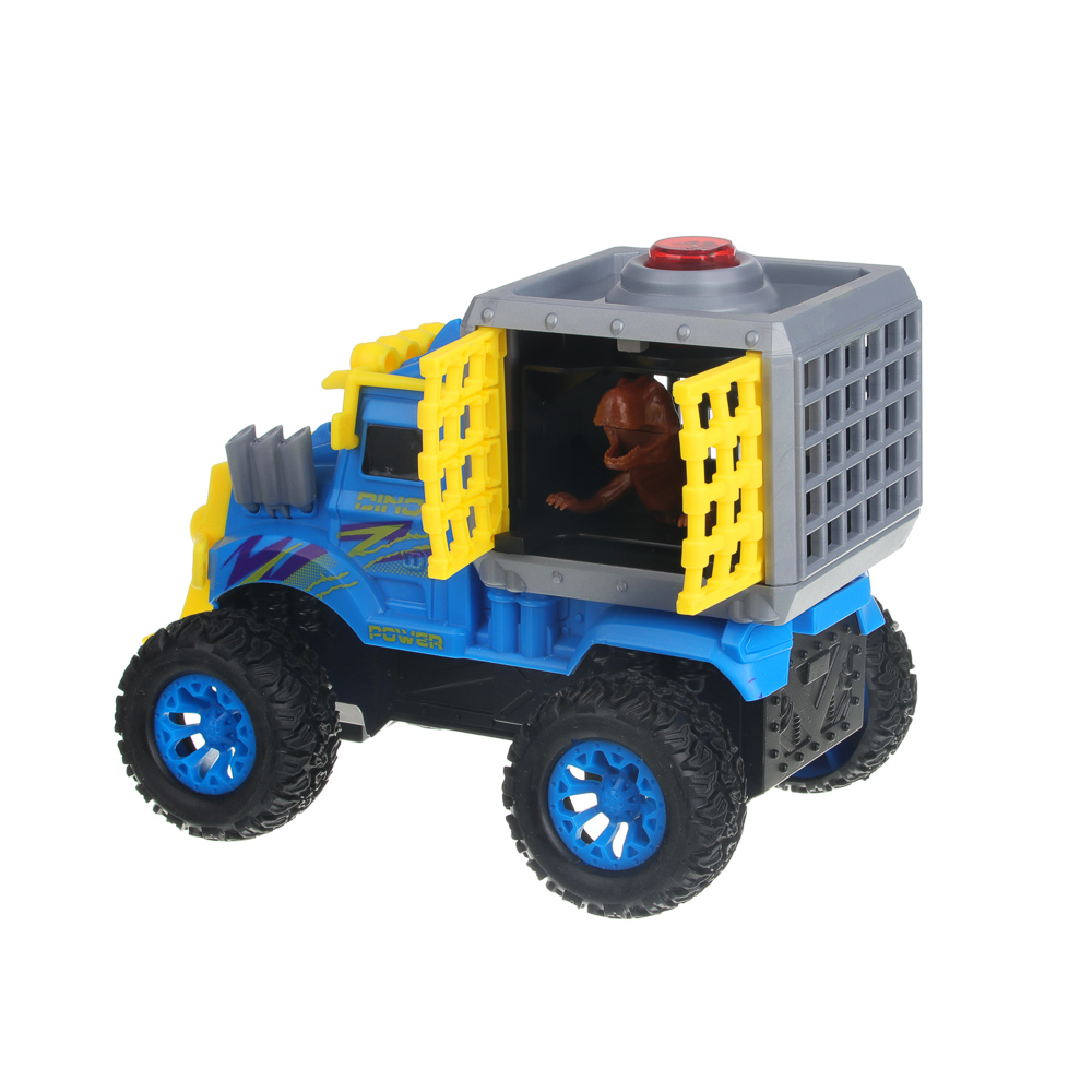 BY Kids Дино-перевозчик, свет, звук, инерция, 3хAg13, ABS, 20х12х17см, 3 дизайна, арт.№ 292-340