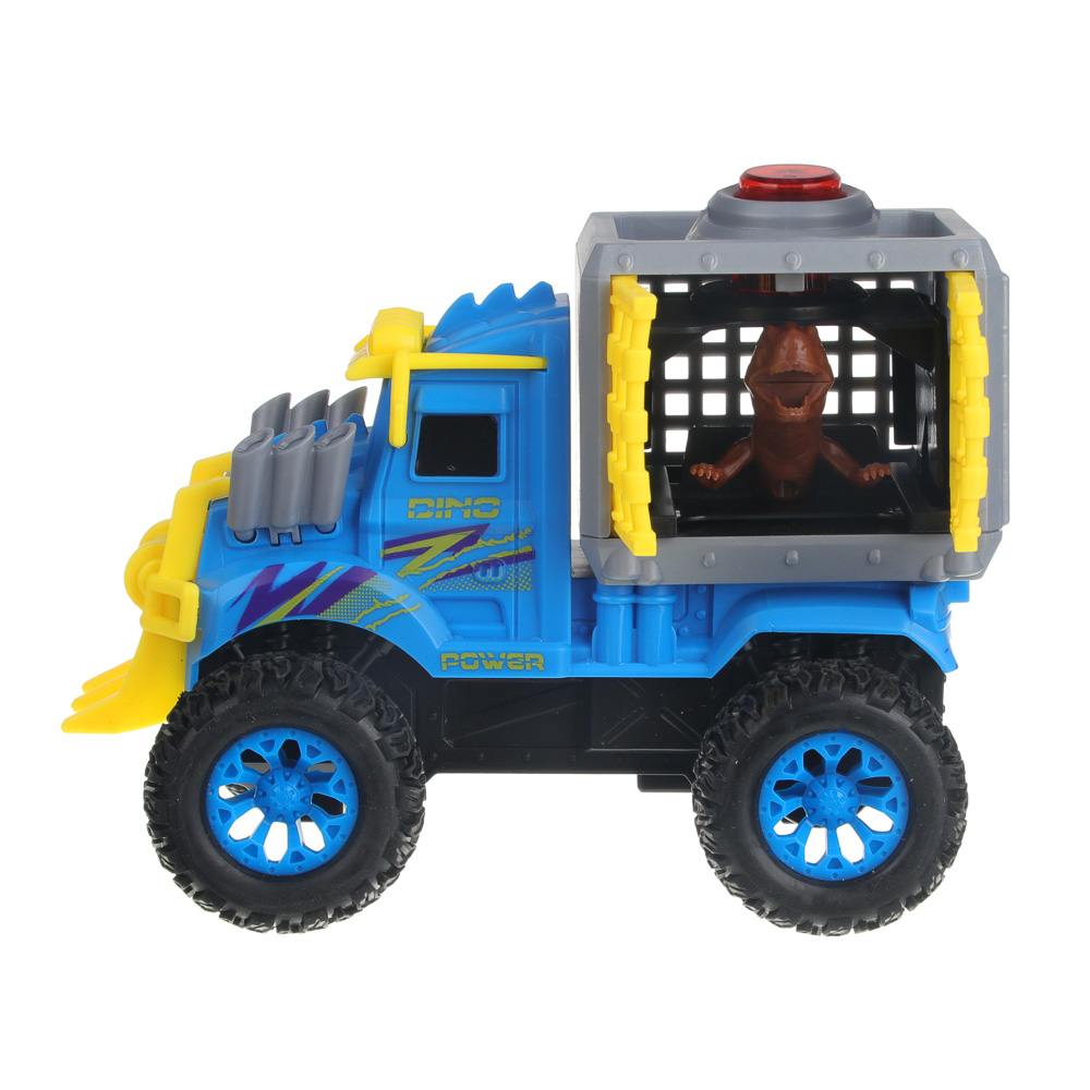 BY Kids Дино-перевозчик, свет, звук, инерция, 3хAg13, ABS, 20х12х17см, 3 дизайна, арт.№ 292-340