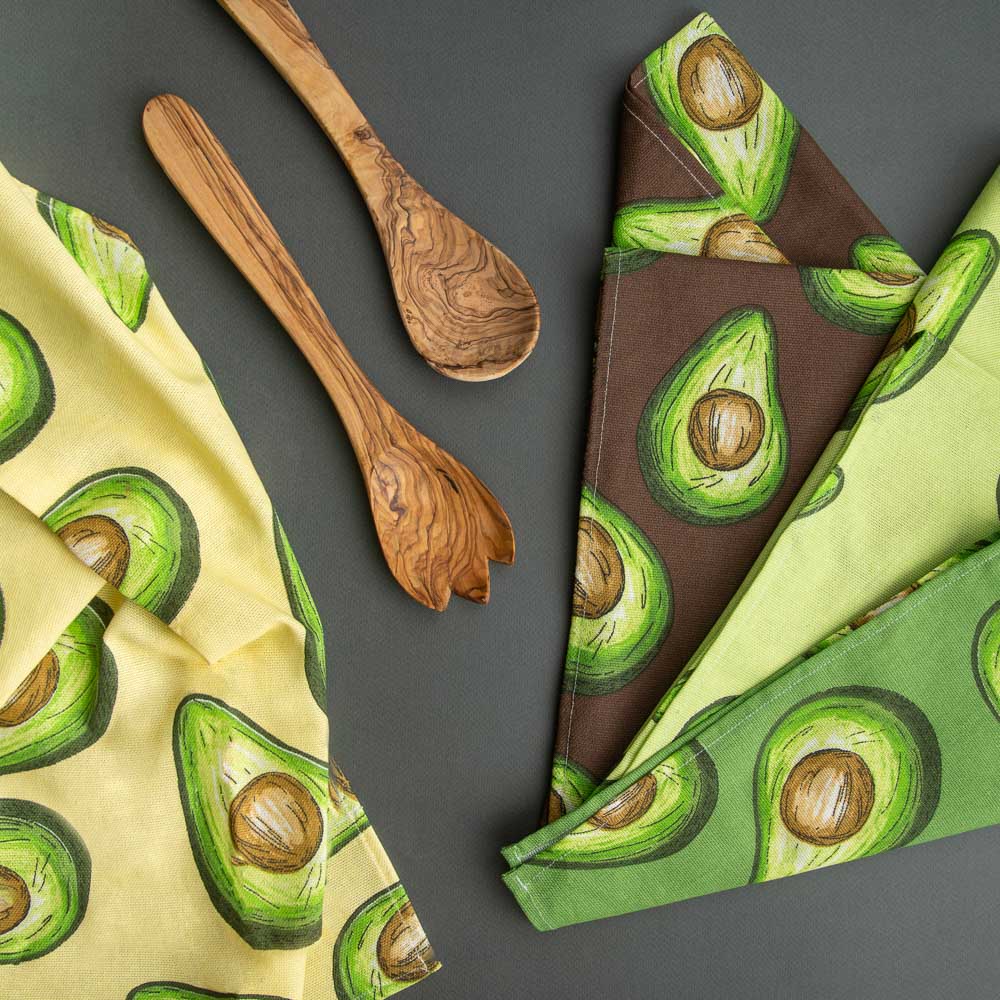 PROVANCE Весна Полотенце кухонное, рогожка 100% хлопок, 35х60см, 4 дизайна, арт.№ 434-099