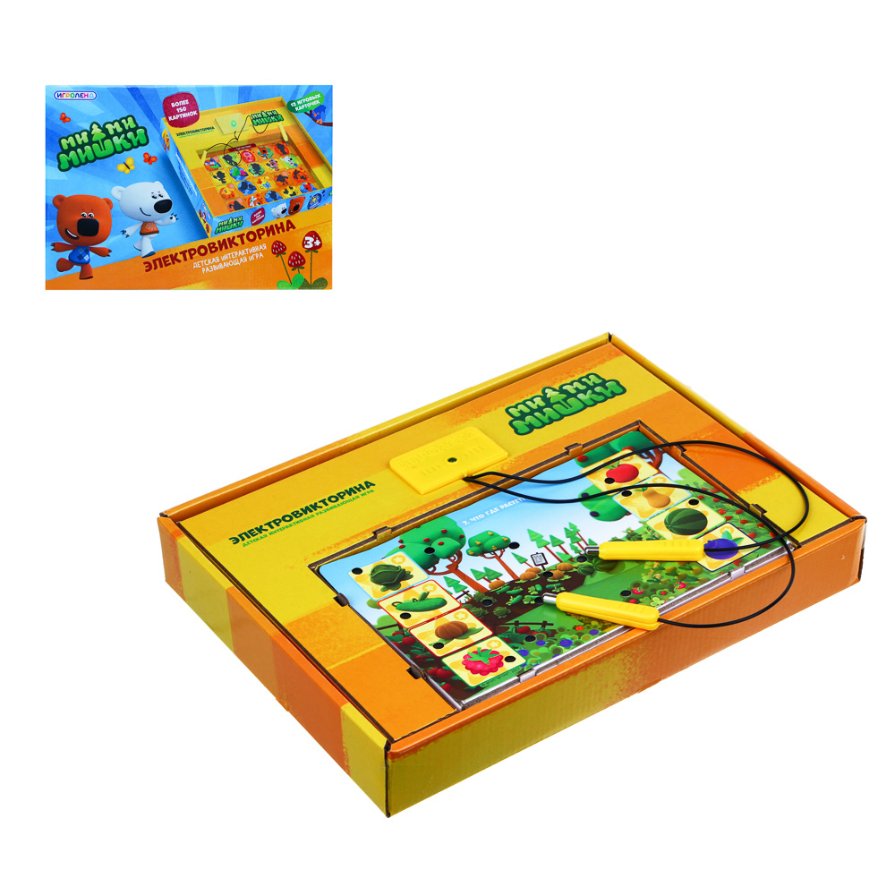 ИГРОЛЕНД Электровикторина "Мимимишки", световая индикация, ABS,картон, 3xLR41, 28х20,5х4см, арт.№ 896-063