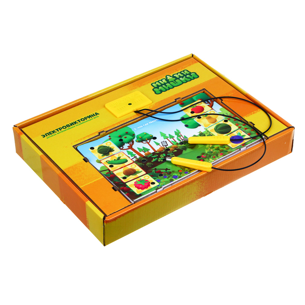 ИГРОЛЕНД Электровикторина "Мимимишки", световая индикация, ABS,картон, 3xLR41, 28х20,5х4см, арт.№ 896-063