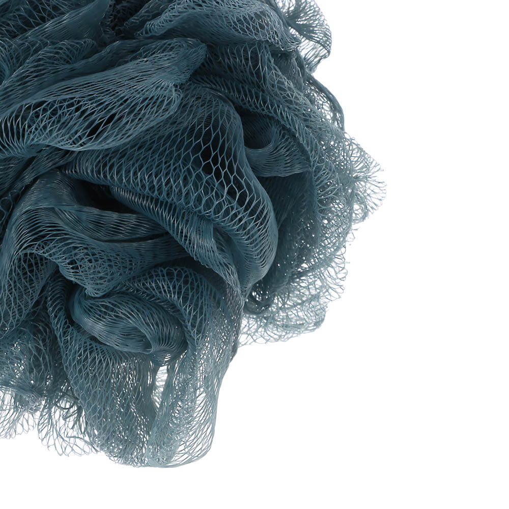 ЮL Мочалка шар роза с подвесом, полиэтилен, 40гр, 5-6 цветов, МС24-03, арт.№ 361-011