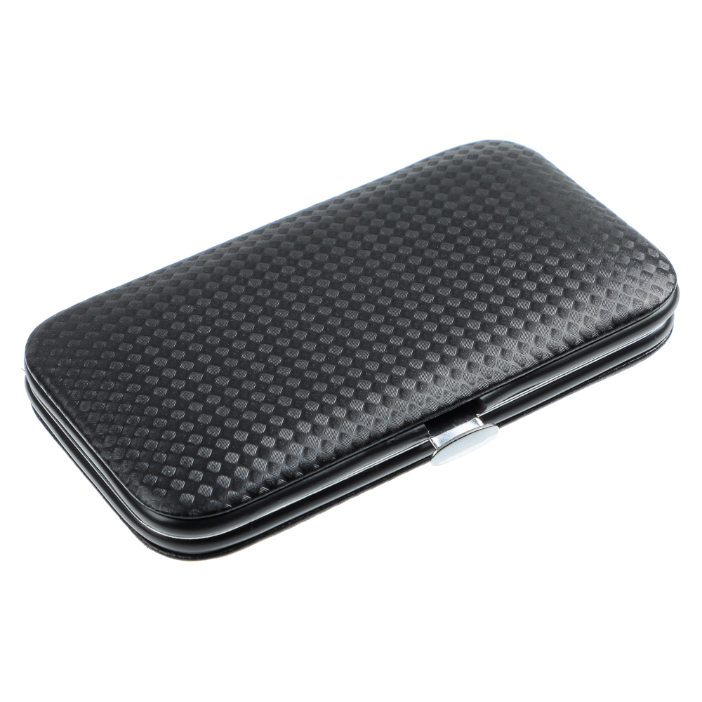 ЮНИLOOK Набор маникюрный 8 предметов, металл, 10,7х6см, 3 цвета, арт.№ 305-377