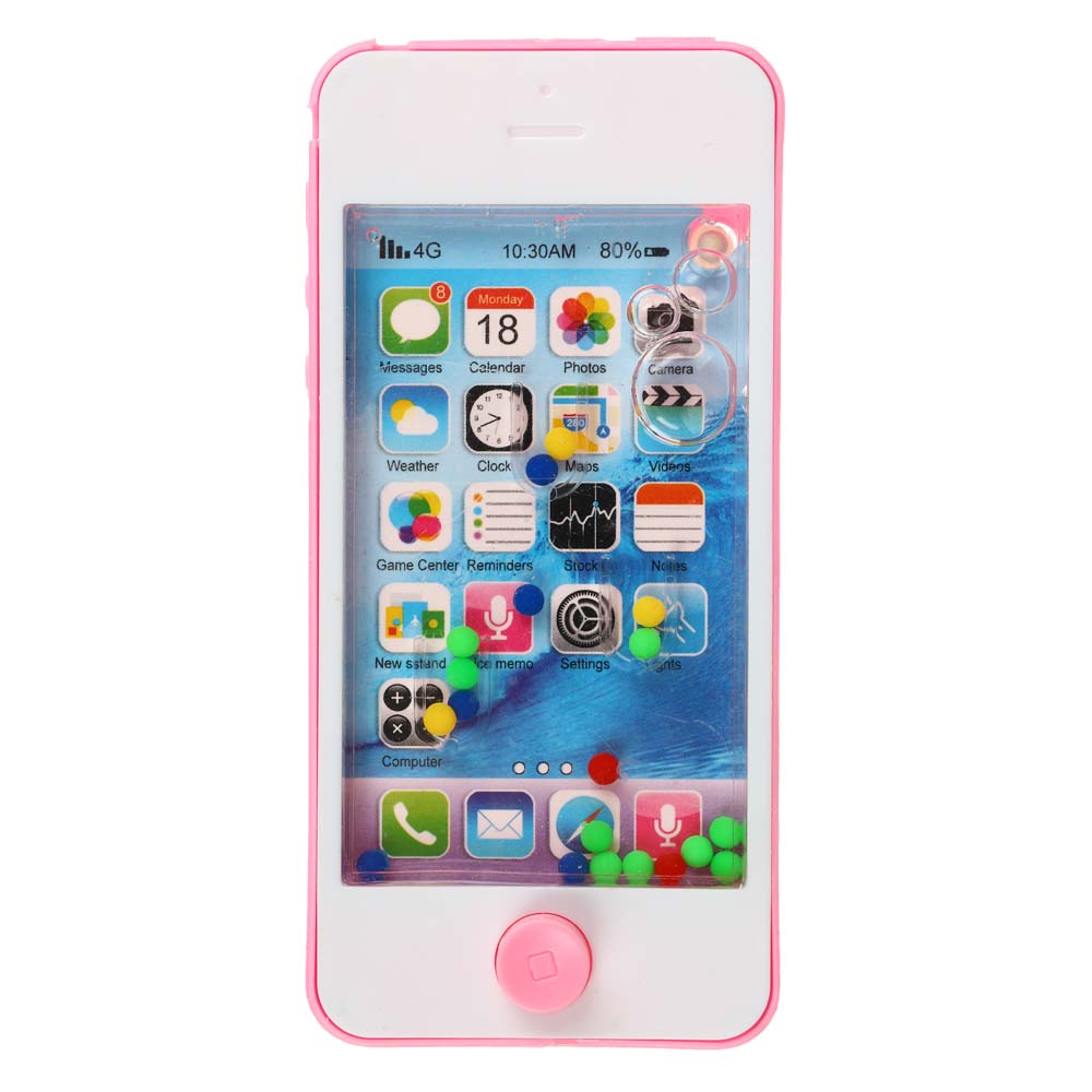 Игрушка "Водный пинбол", пластик, 12х6х1,5см, 2 дизайна, арт.№ 274-117