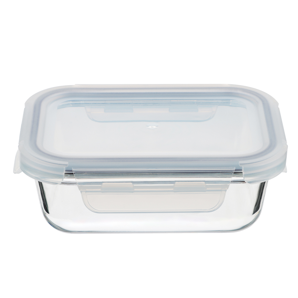 VETTA Контейнер для продуктов на защелках 370мл, жаропрочное стекло, арт.№ 825-030