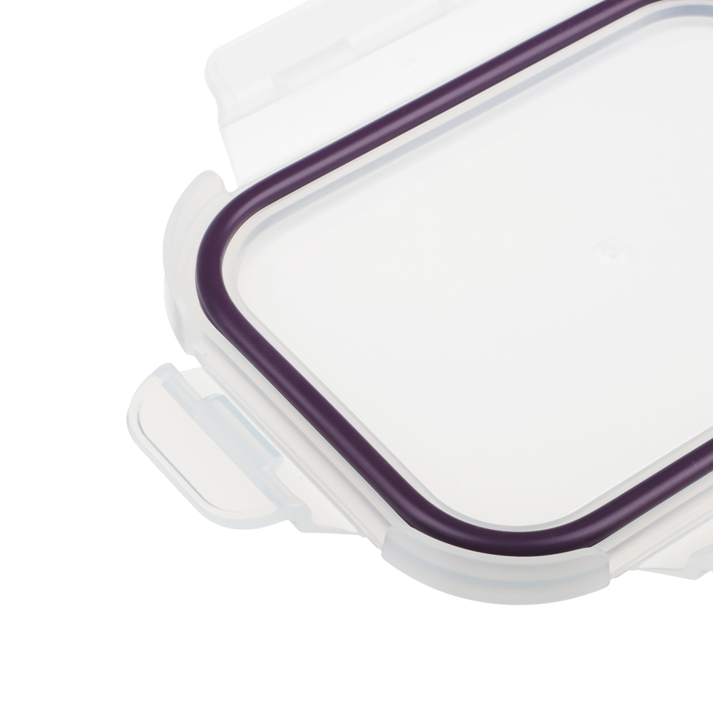 VETTA Контейнер для продуктов на защелках 370мл, жаропрочное стекло, арт.№ 825-030